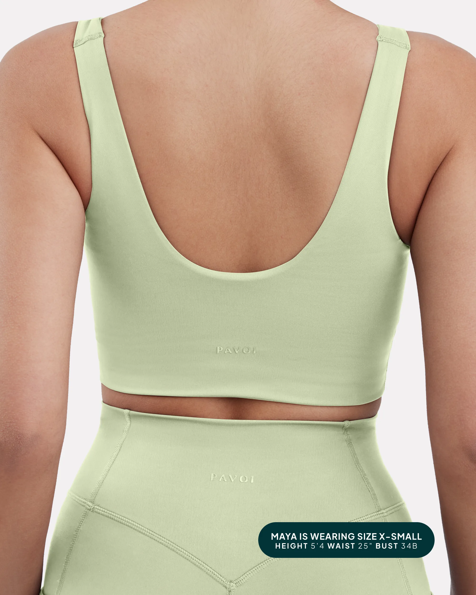 Longline Square Neck Medium-Support Padded Sports Bra
