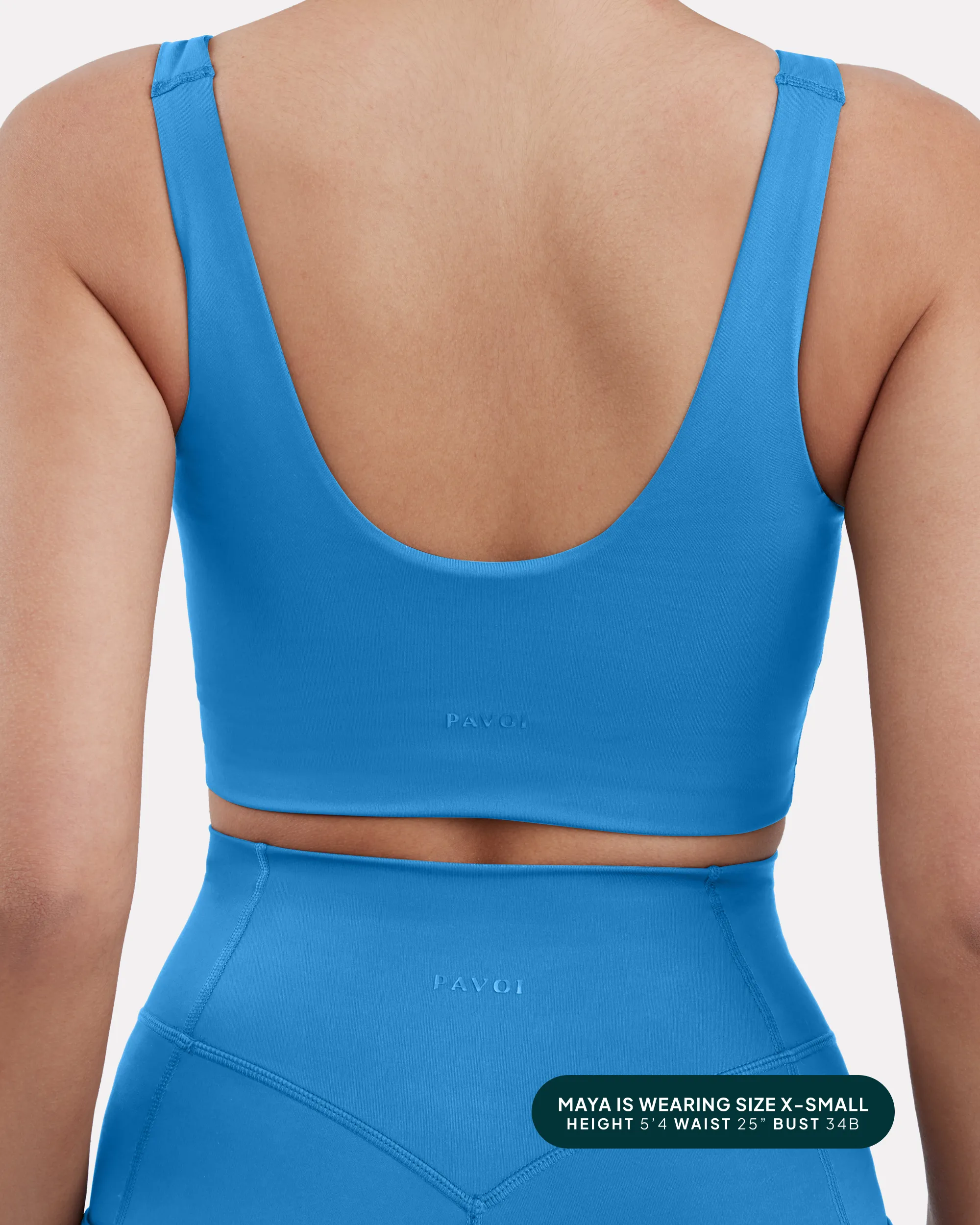 Longline Square Neck Medium-Support Padded Sports Bra