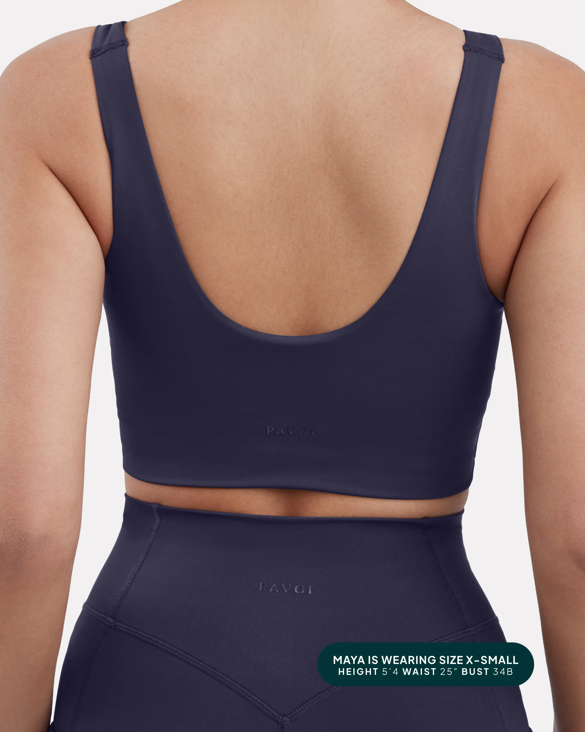 Longline Square Neck Medium-Support Padded Sports Bra