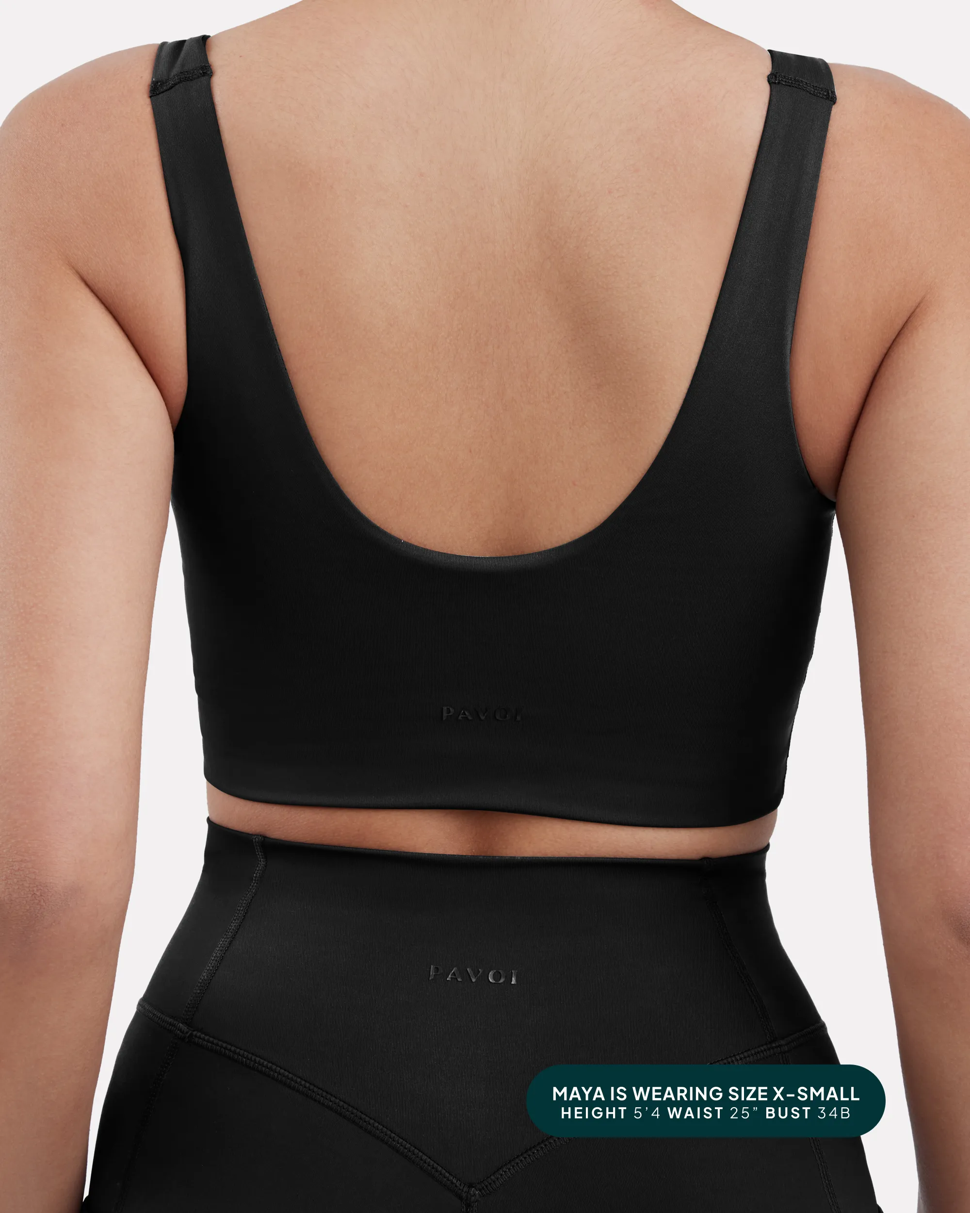 Longline Square Neck Medium-Support Padded Sports Bra