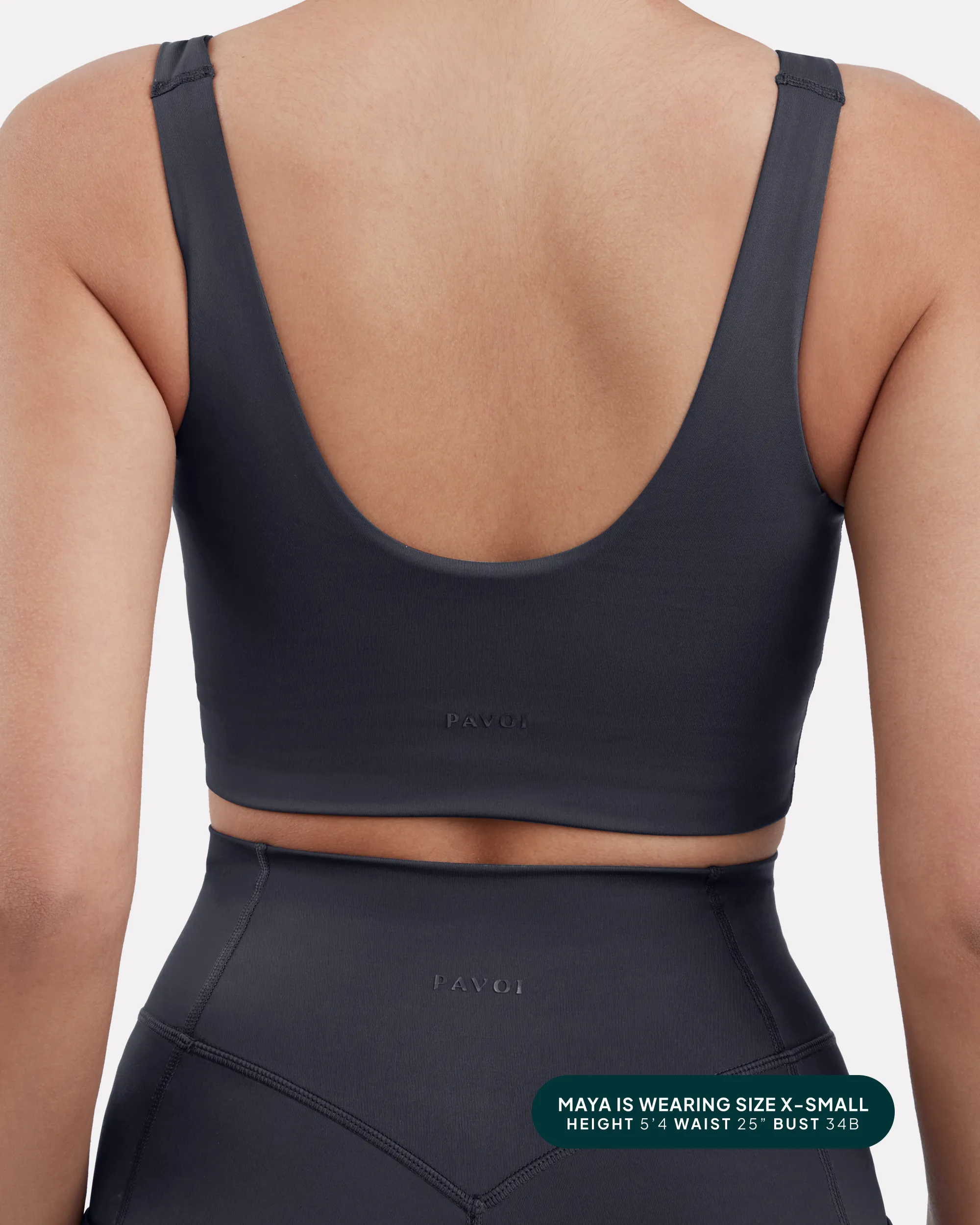 Longline Square Neck Medium-Support Padded Sports Bra