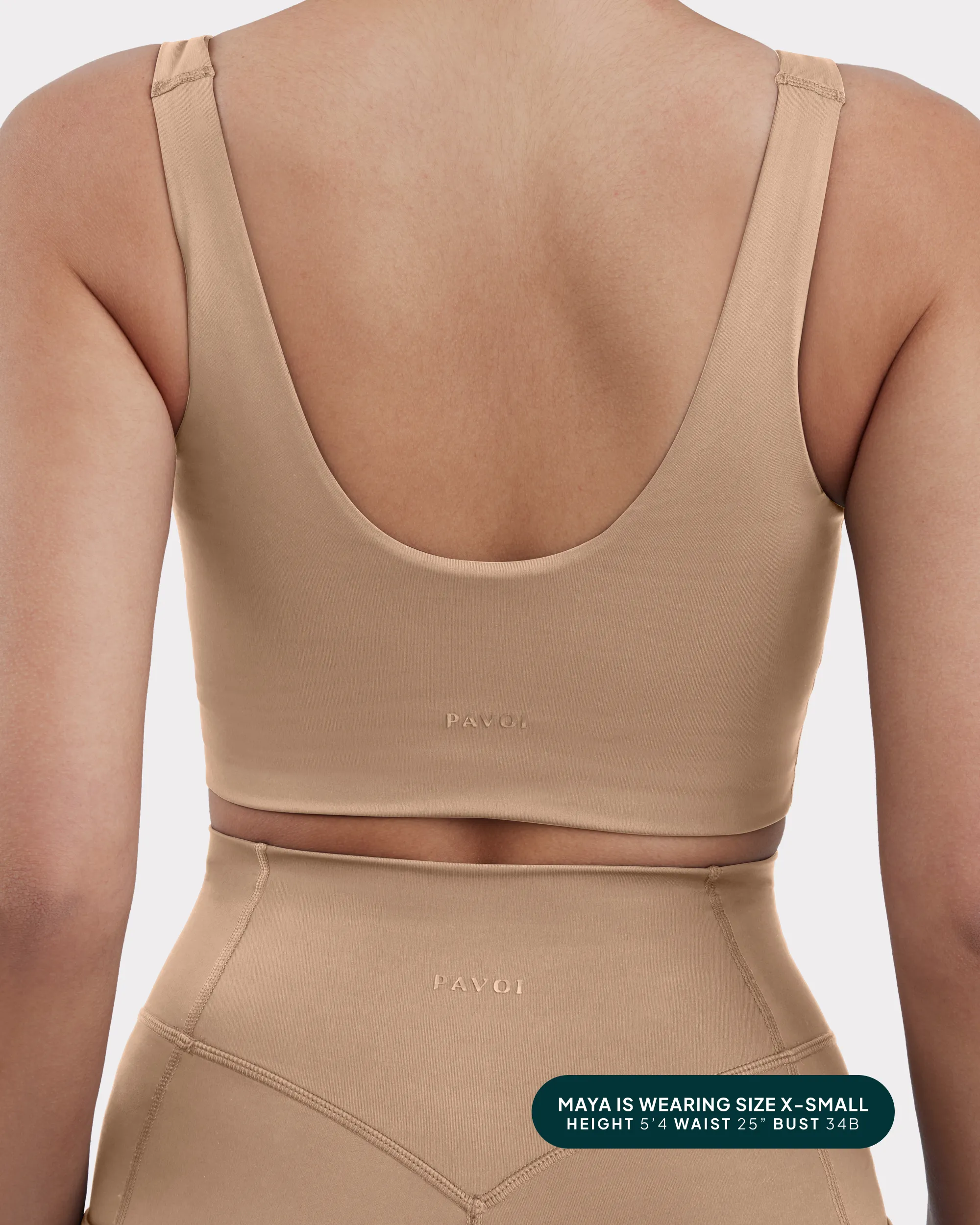 Longline Square Neck Medium-Support Padded Sports Bra
