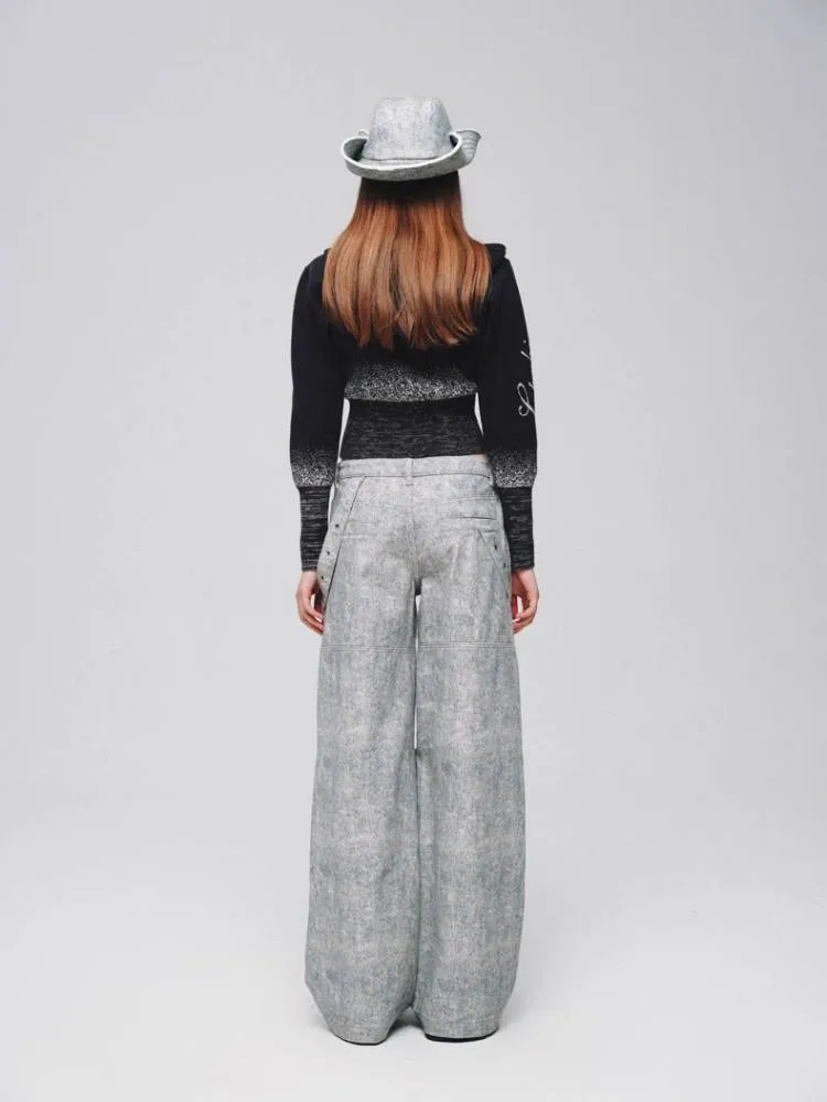 Low waist shapework denim pants【s0000008383】