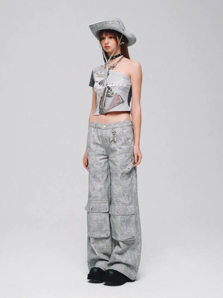 Low waist shapework denim pants【s0000008383】