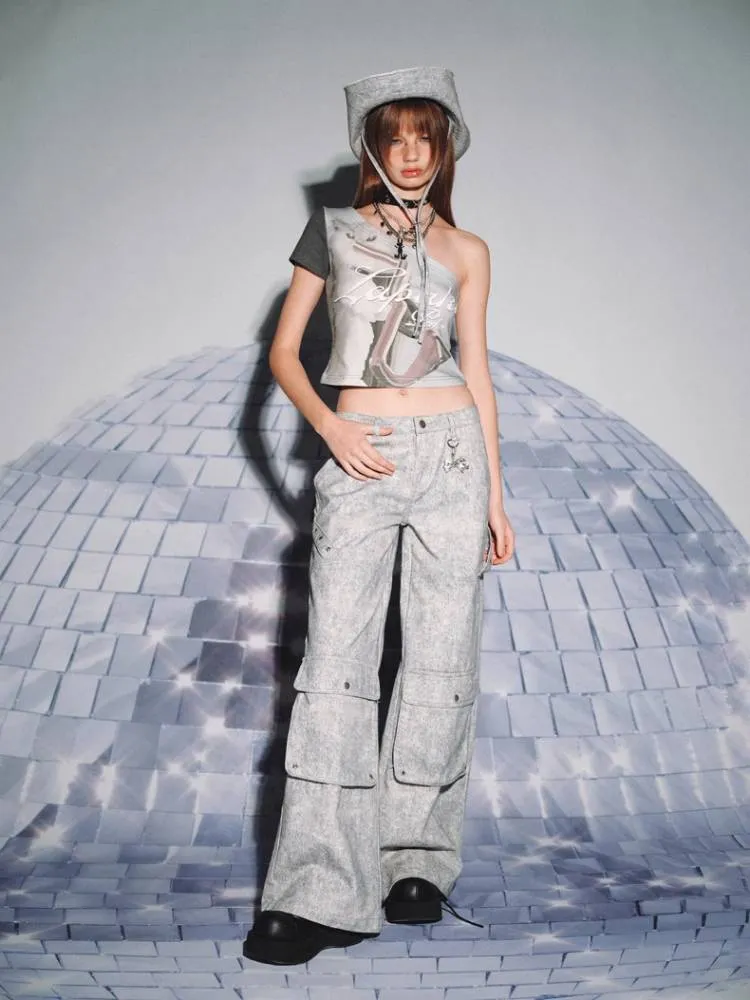 Low waist shapework denim pants【s0000008383】