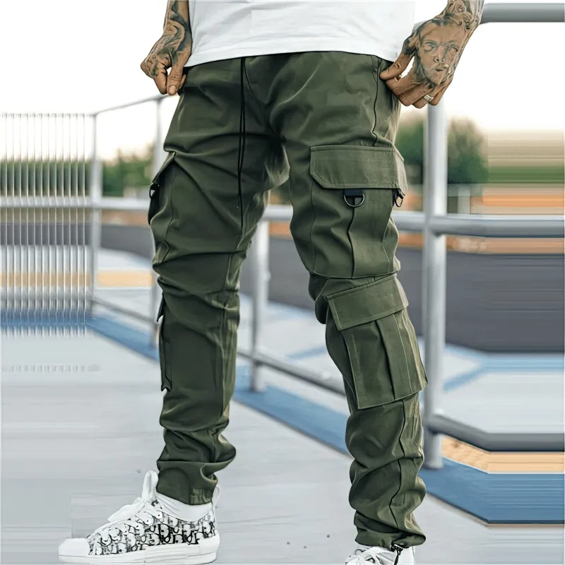 Male Sweatpants Joggers with Multiple Side Pockets - SF1541