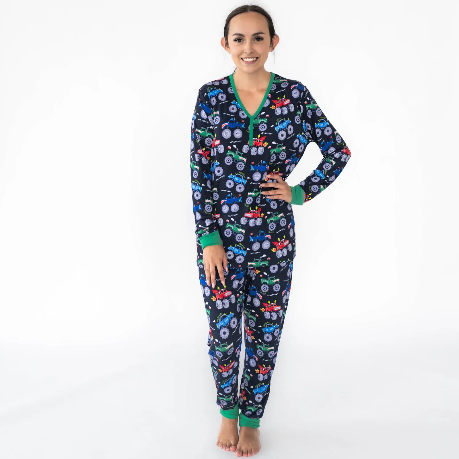 Monster Truck Madness Women's Pajama Top