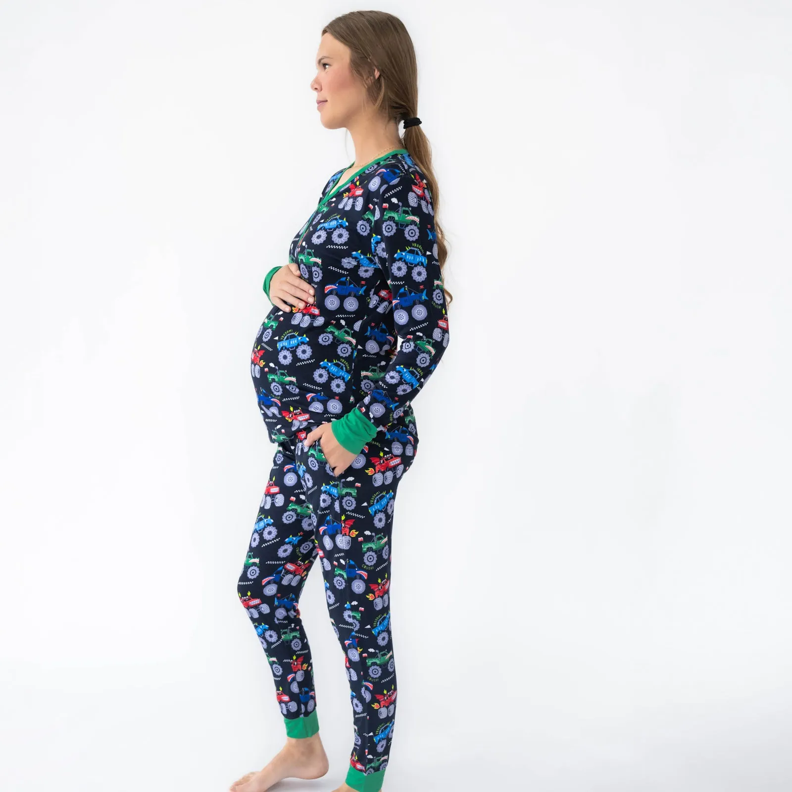 Monster Truck Madness Women's Pajama Top