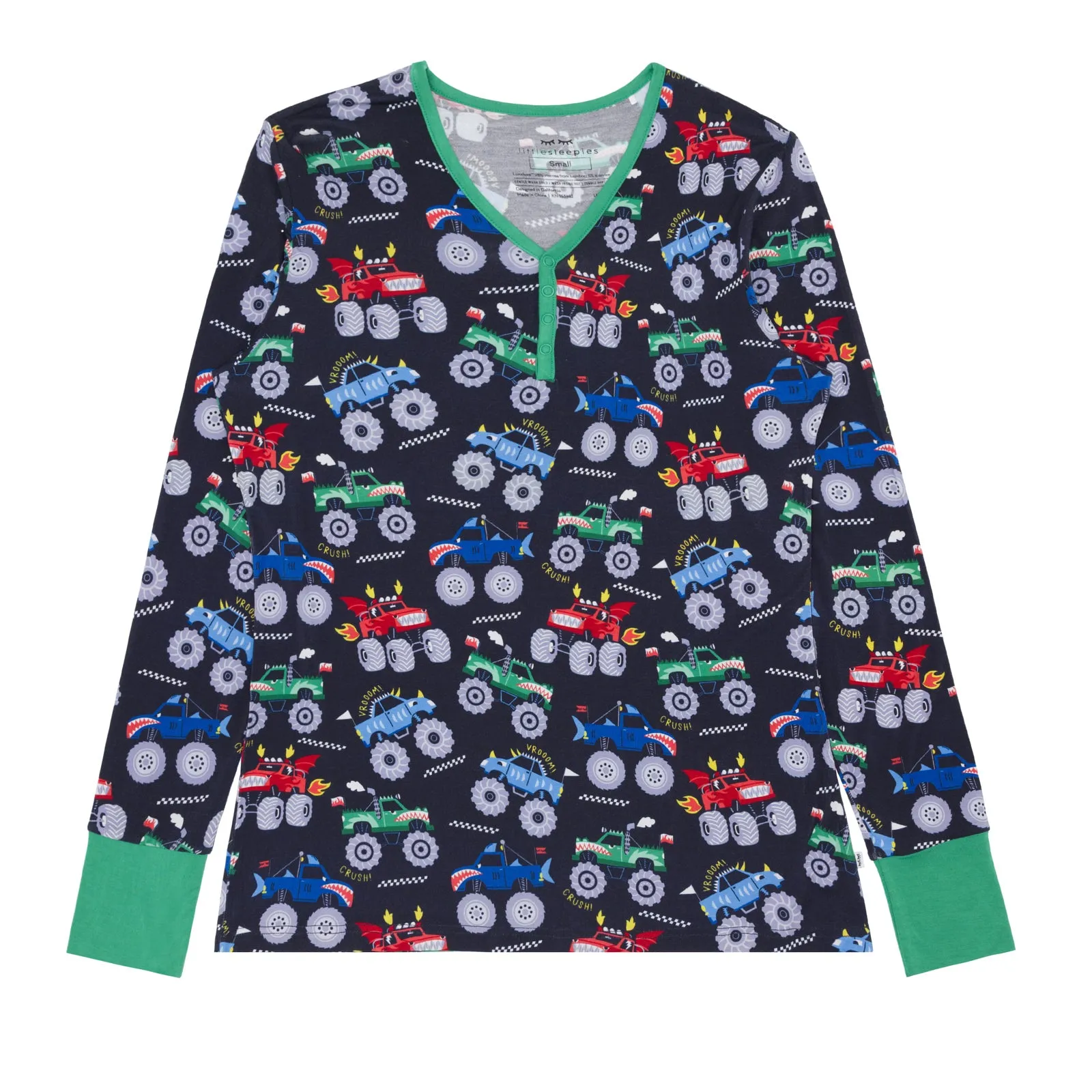 Monster Truck Madness Women's Pajama Top