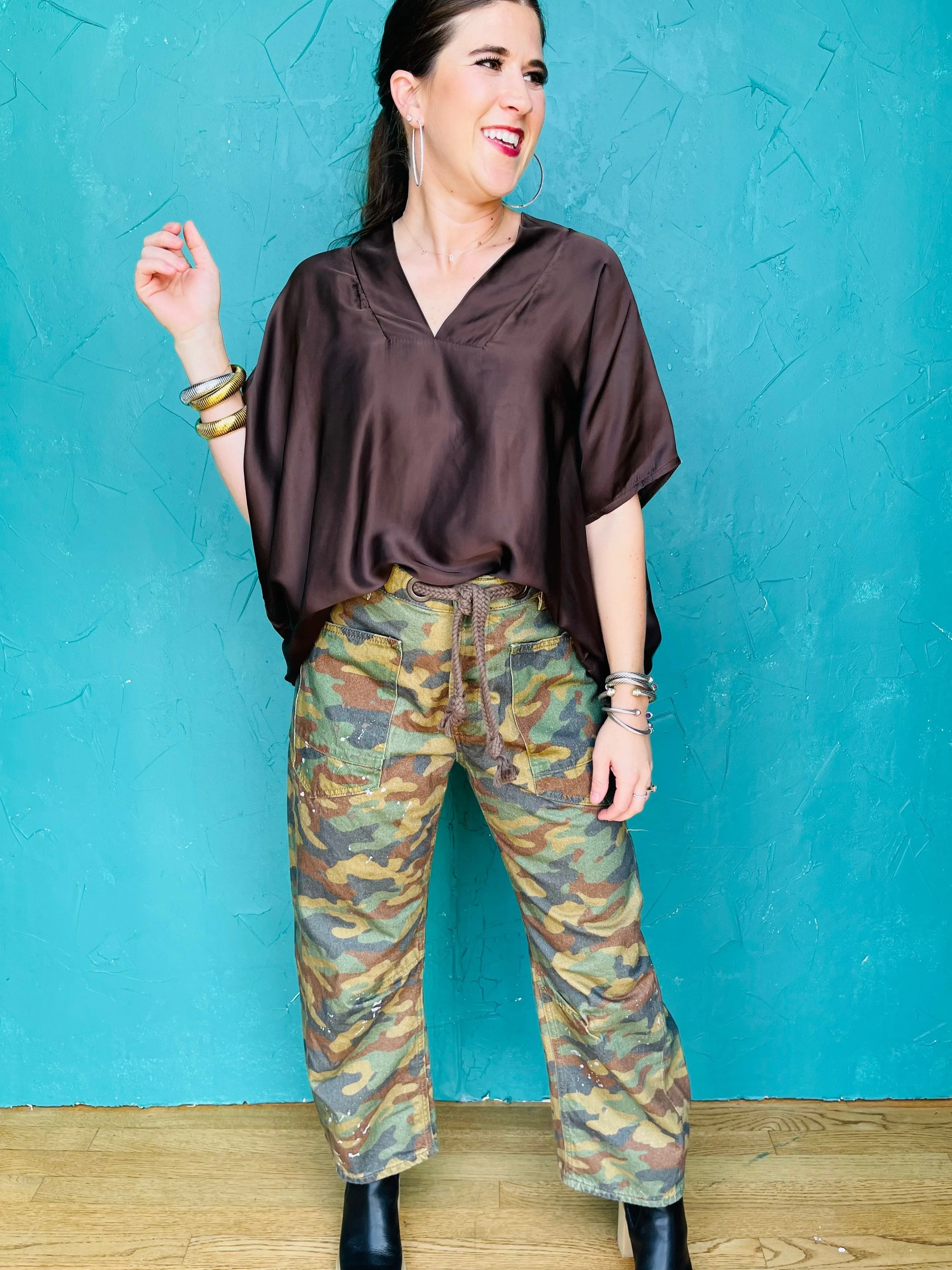 Moxie Printed Camo Pant