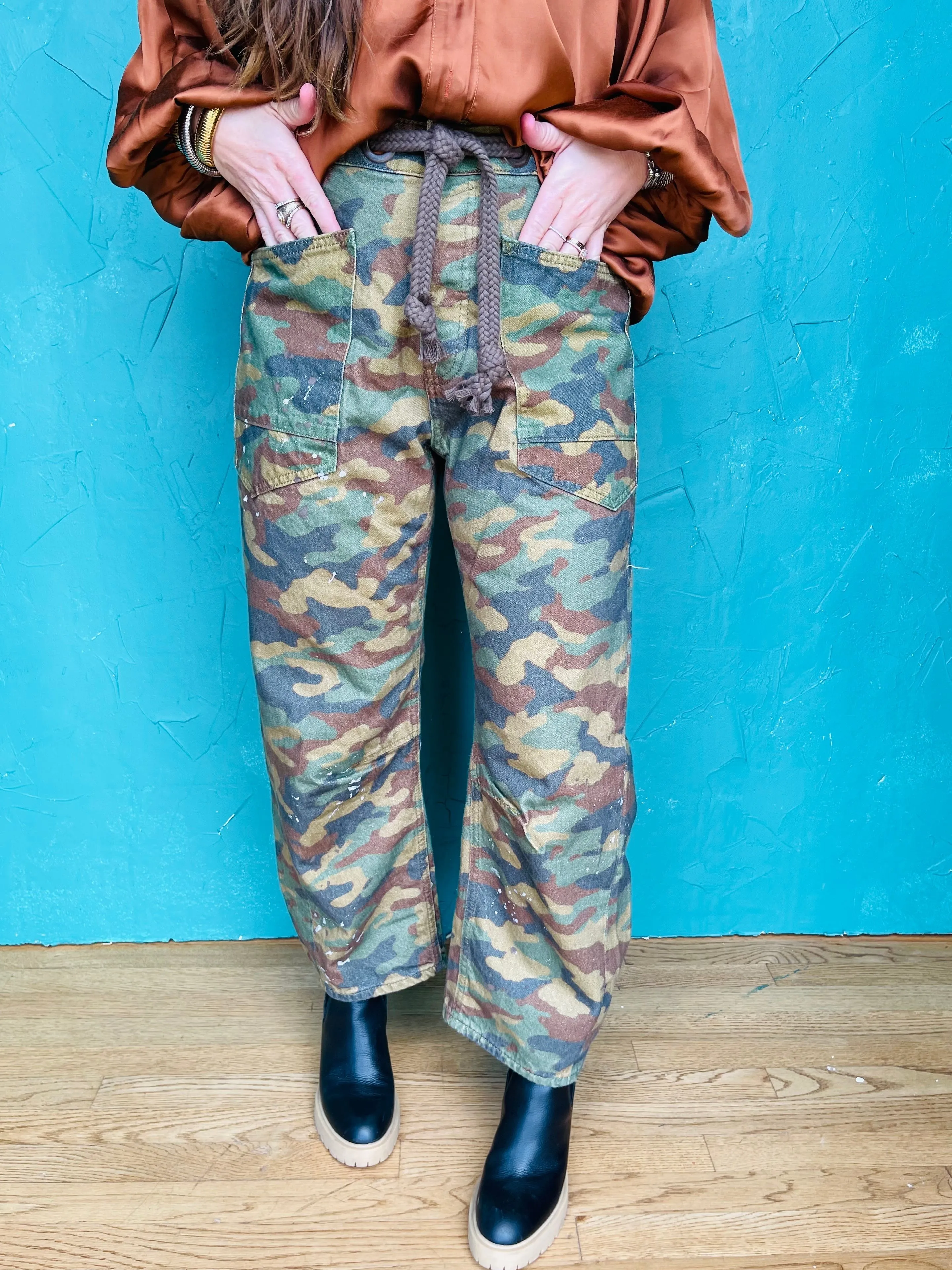 Moxie Printed Camo Pant