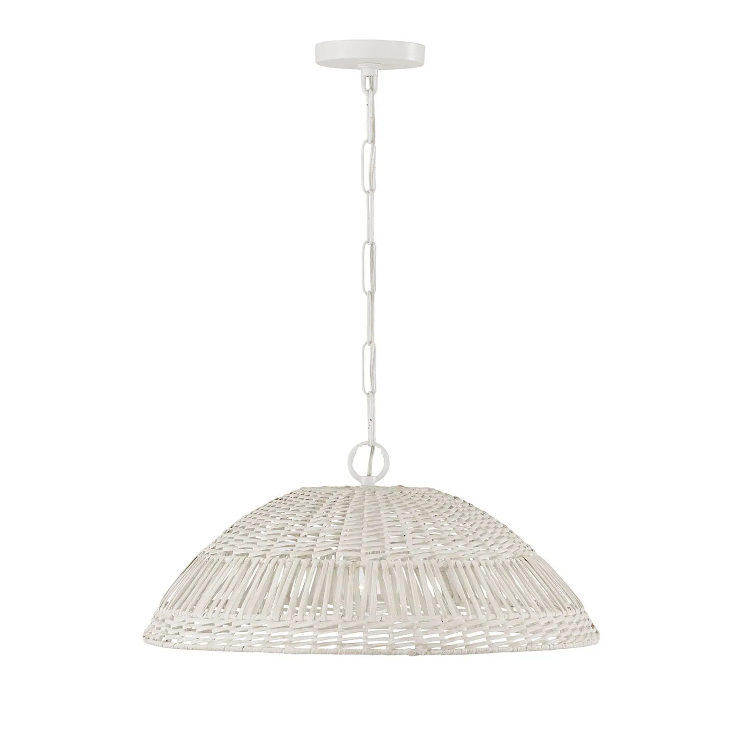 Naomi 1 Light Pendant - Small - Chalk White
