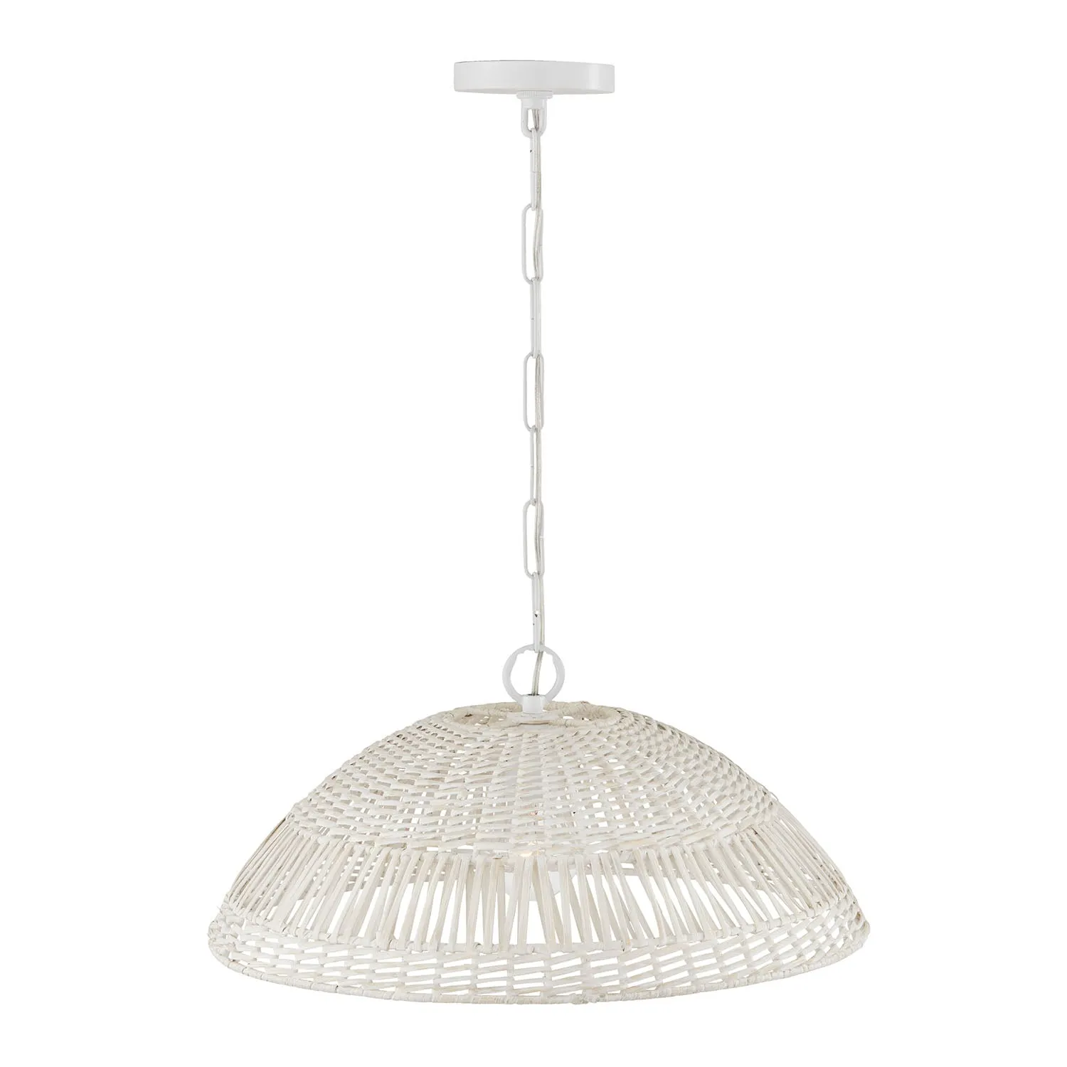 Naomi 1 Light Pendant - Small - Chalk White