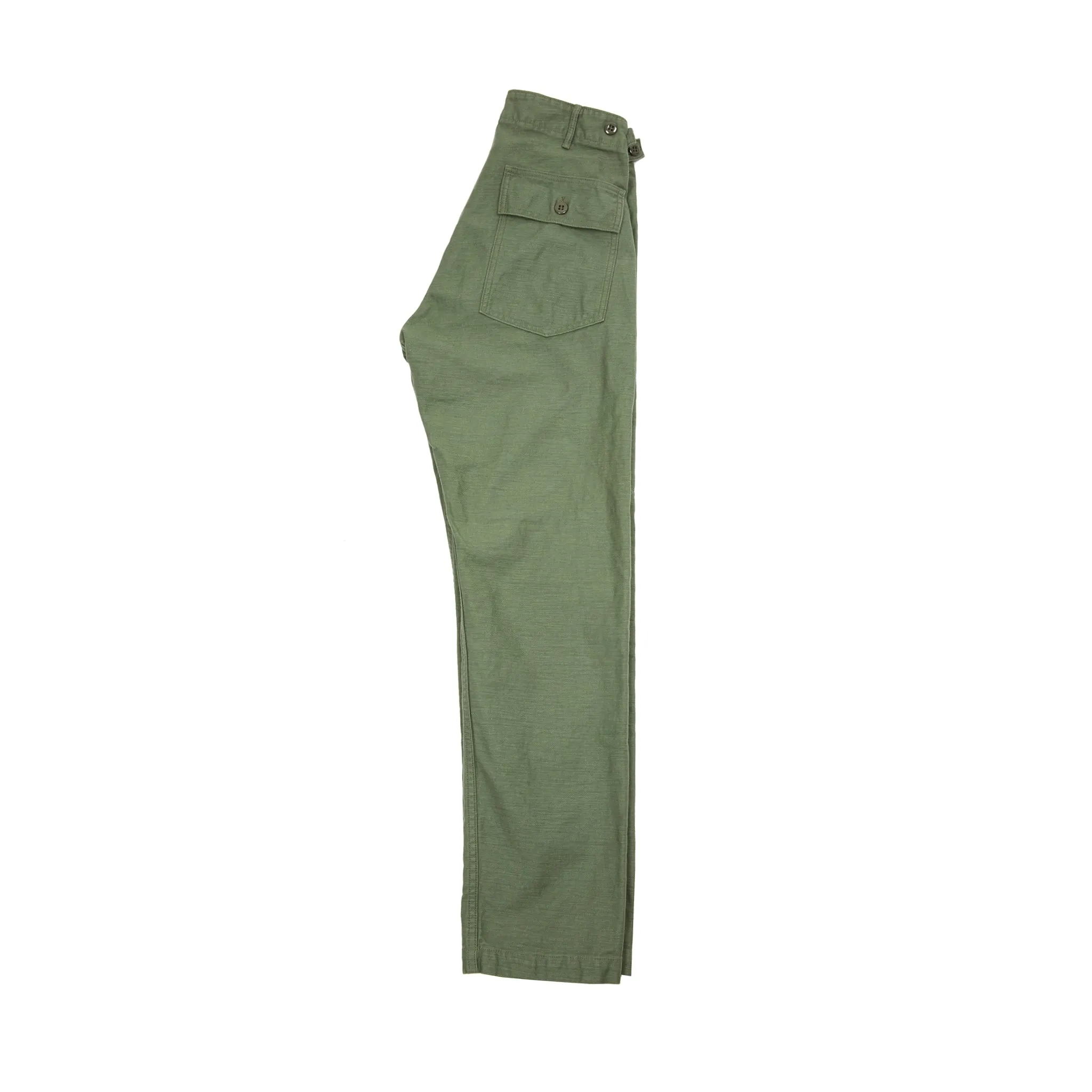 Orslow Slim Fit Fatigue Pants in Green