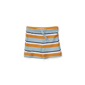 Otto Swim Pants - Stripe: Sea blue/mustard/creme de la creme