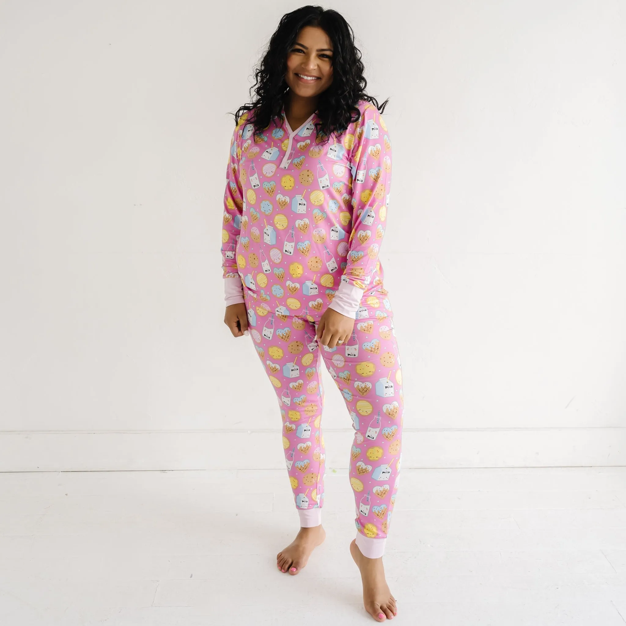 Pink Cookies & Milk Women's Pajama Pants