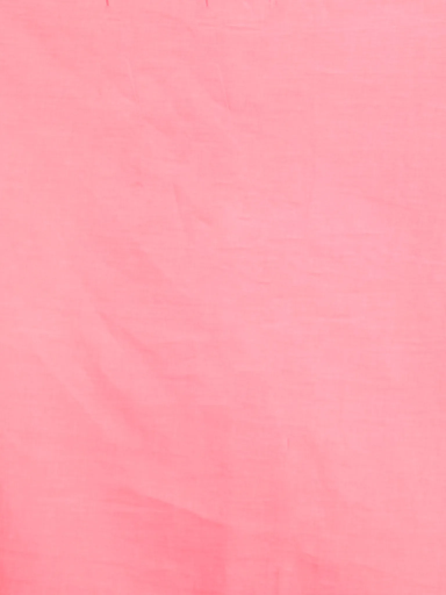 Pink Red Rust Green Block Printed & Hand Painted Cotton Mul Saree - S031702909