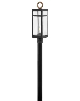 Porter OUTDOOR - Medium Post Top or Pier Mount Lantern - 2801BK-LL