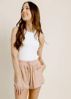 Rori Blush Tencel Shorts