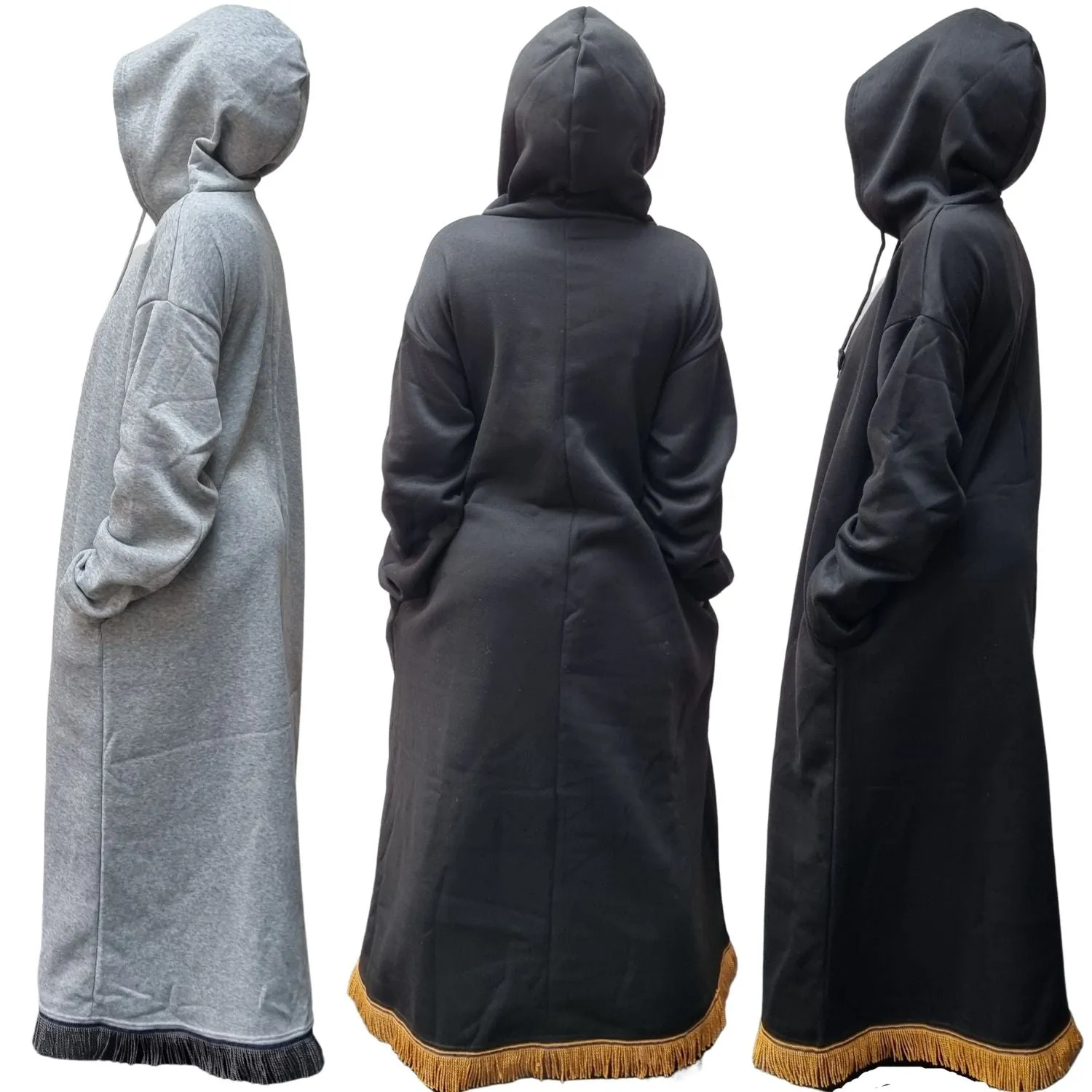 SHALOM Oversized Hooded Maxi Dress