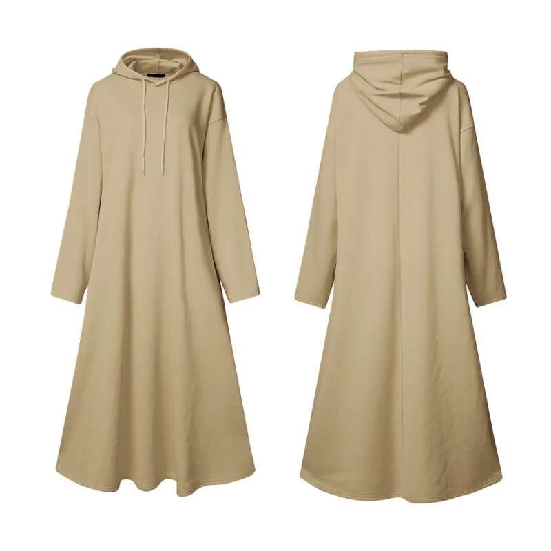 SHALOM Oversized Hooded Maxi Dress