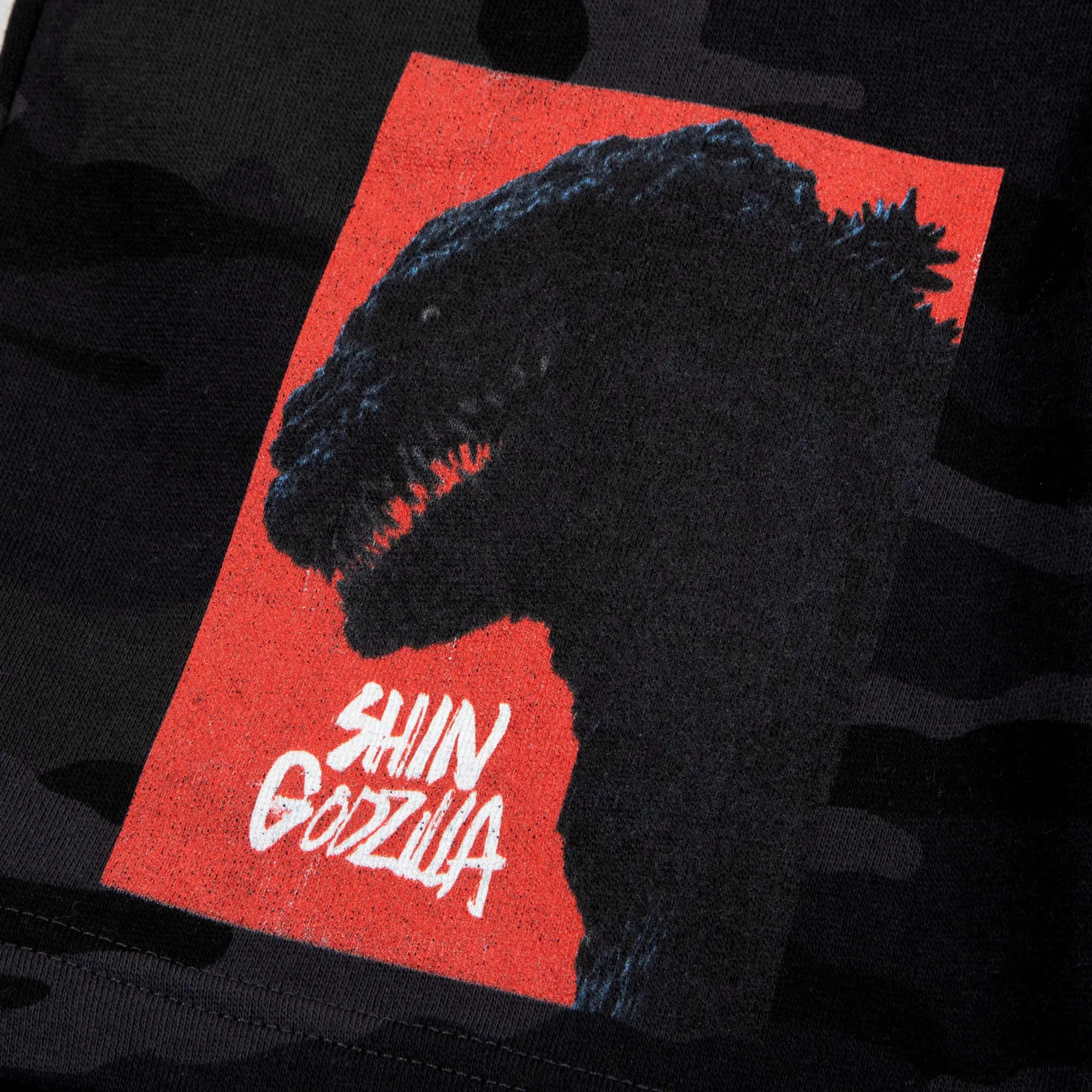 Shin Godzilla Charcoal Camo Shorts