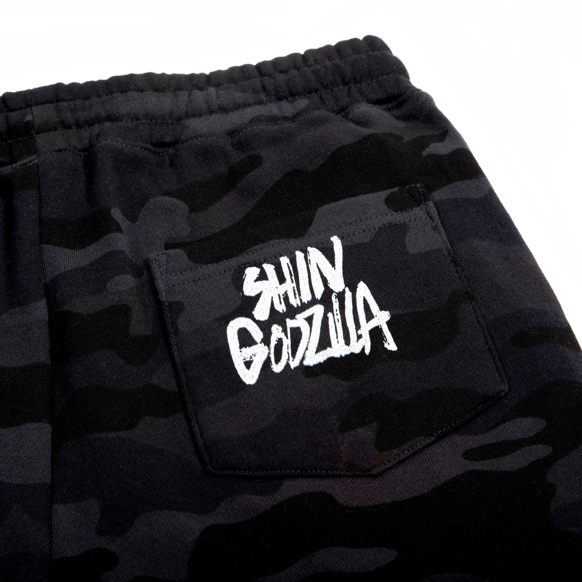 Shin Godzilla Charcoal Camo Shorts