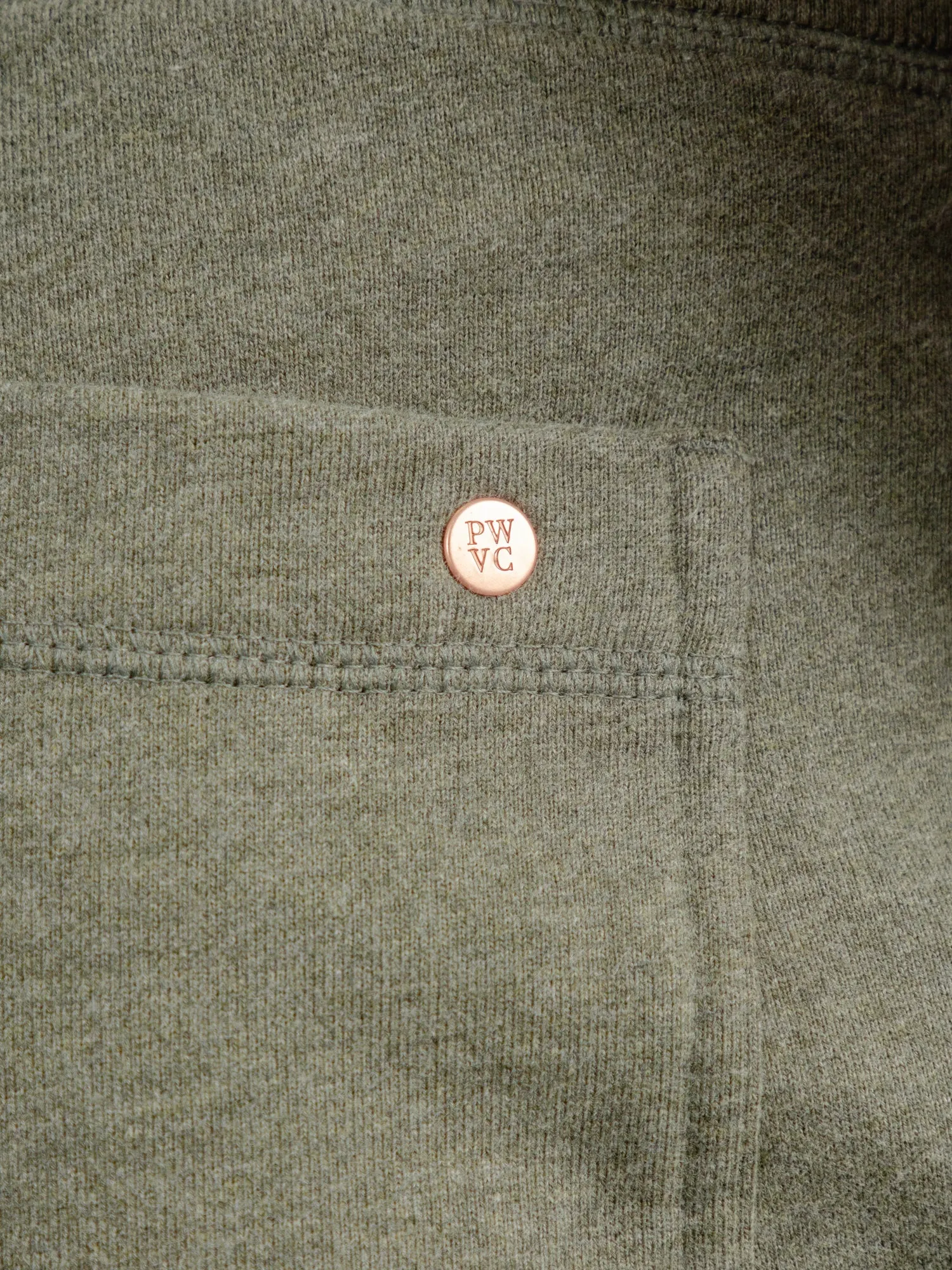 The Embroidered Shorts - Moss Green