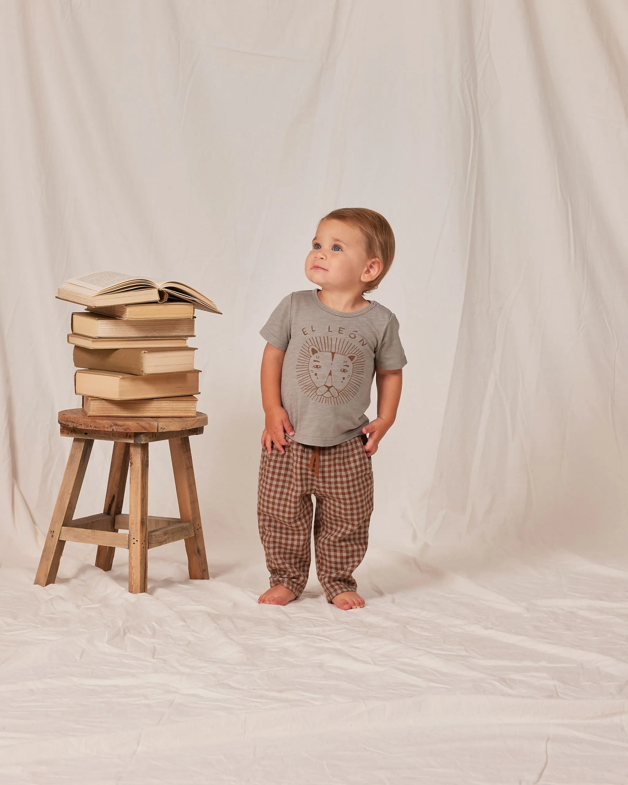 The Ethan Trouser by Rylee & Cru - Check - BABY