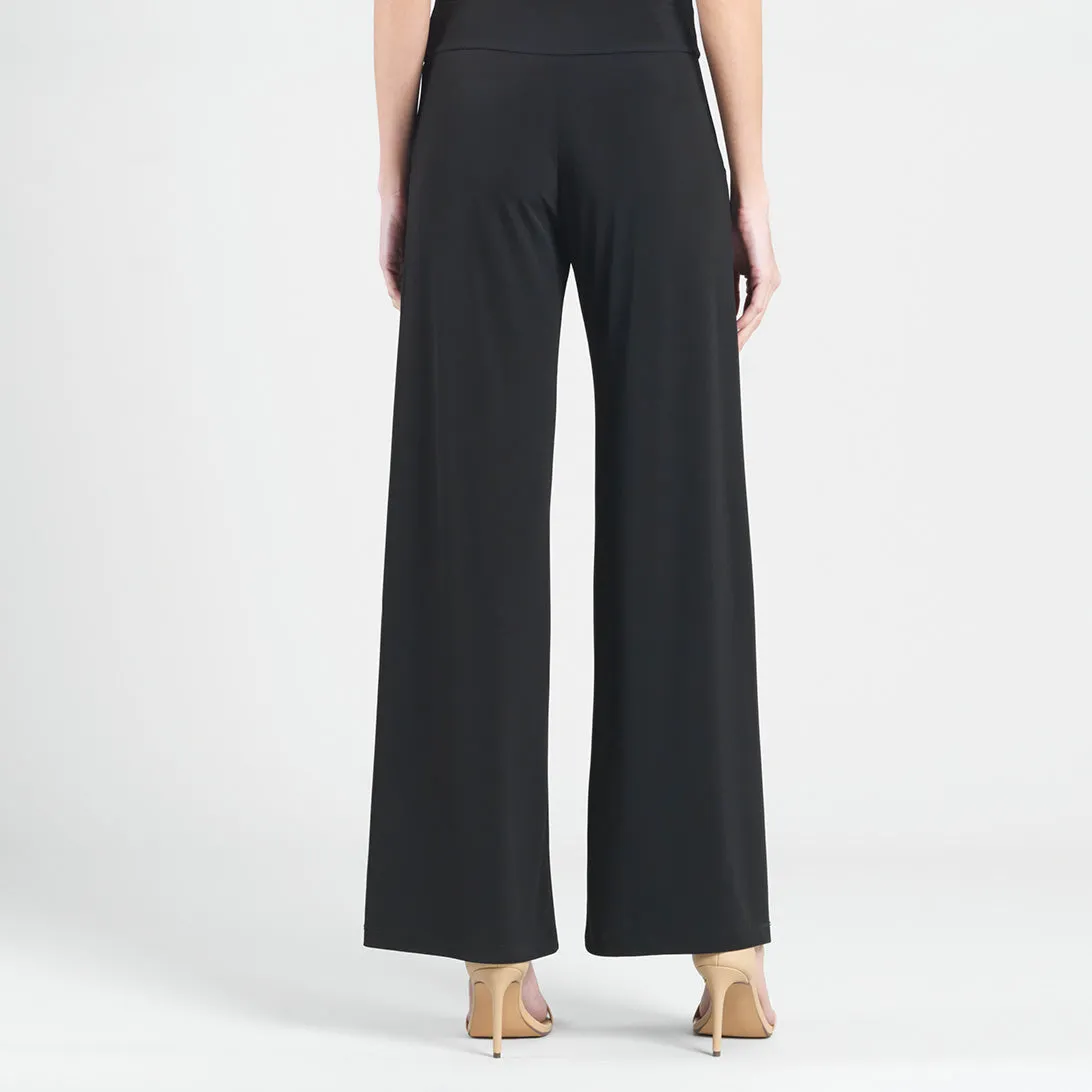 Wide Leg Pocket Pant - Black